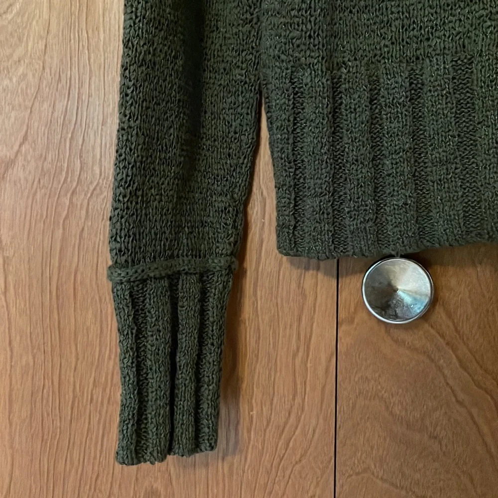 J. Crew Olive Green Sweater - Picture 4 of 5